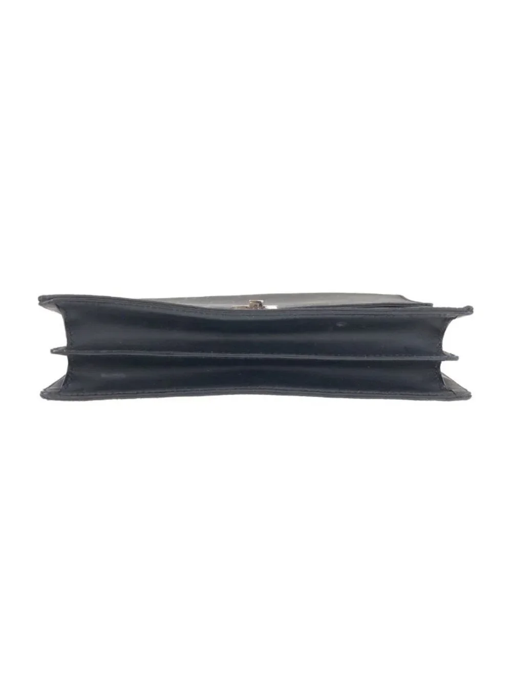 Gucci Black Silver Nylon Leather 018 Clutch Secondbag